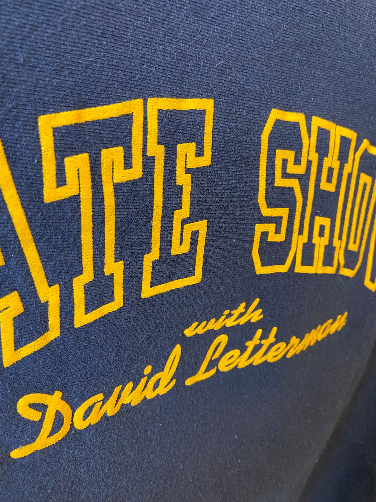 The Late Show Letterman Crewneck