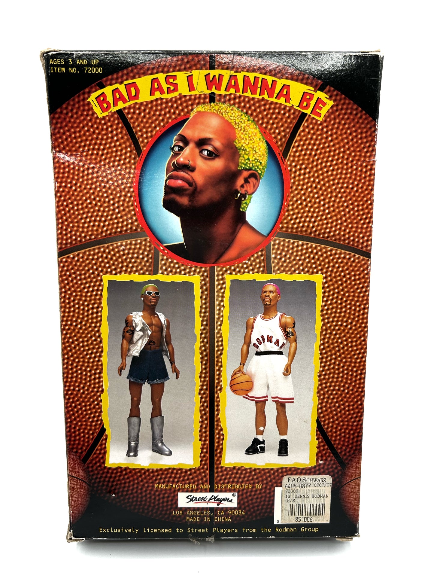 Dennis Rodman Dress Up Action Figure