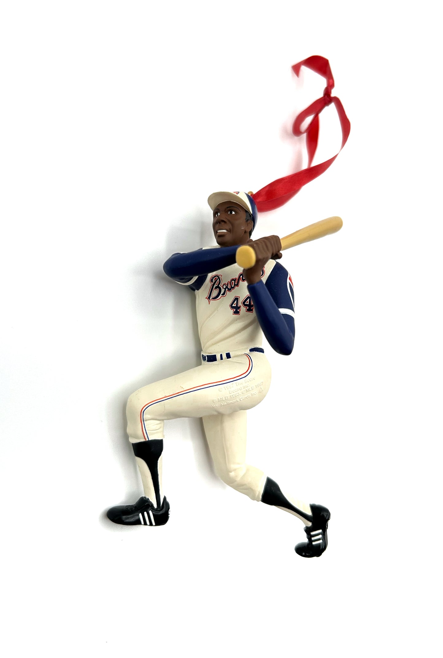 Hank Aaron Baseball Ornament